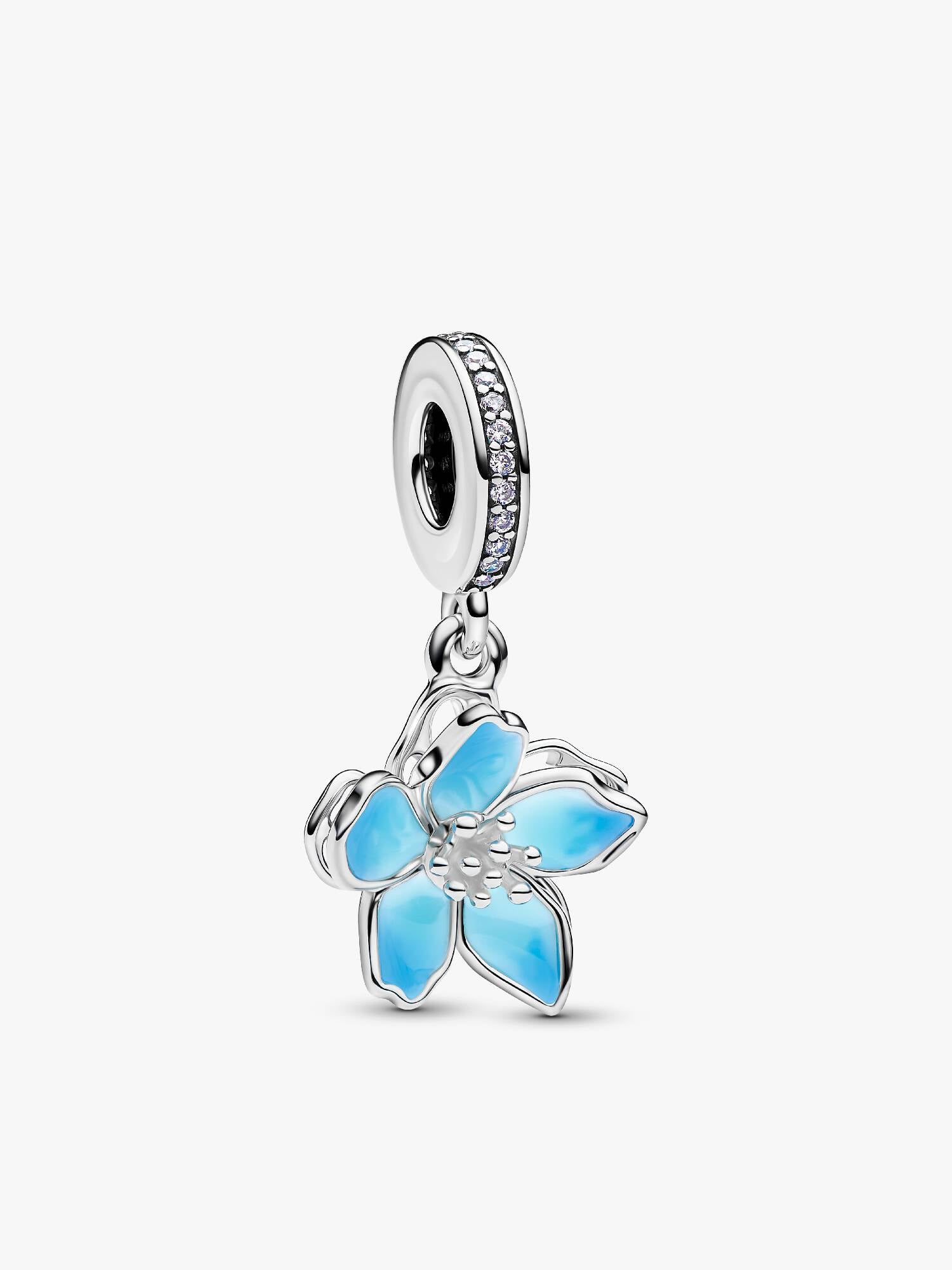Blue Blossom Dangle Charm