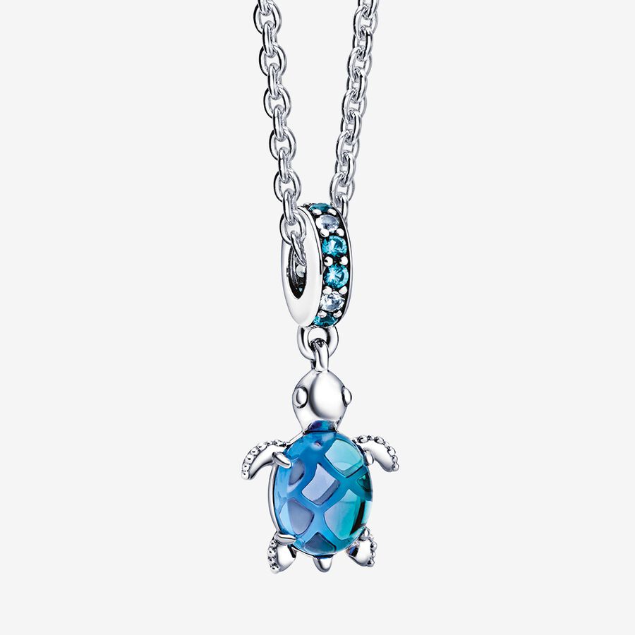 Murano Sea turtle Necklace Set image number 0