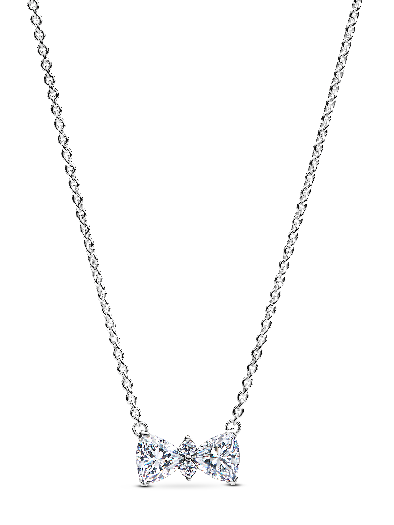Sparkling Bow Necklace
