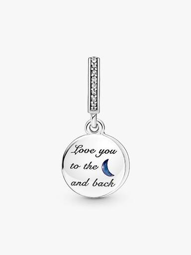 Double Dangle Tree & Galaxy Moon Charm