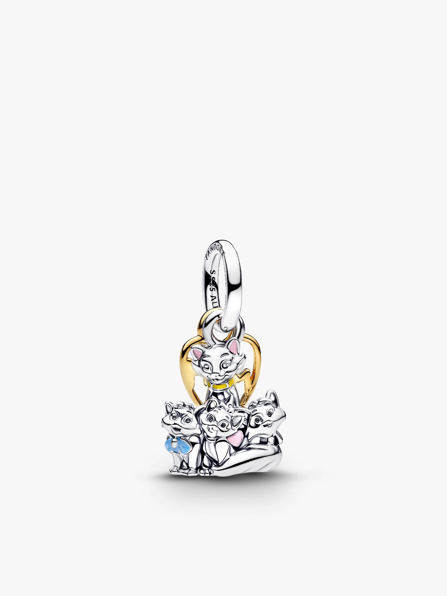 Disney Aristocats Duchess & Kittens Dangle Charm