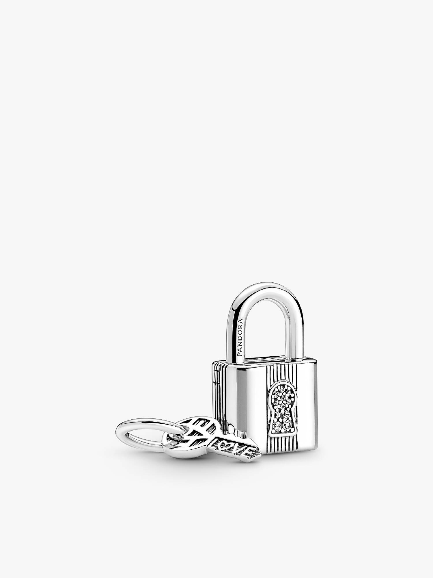 Padlock and Key Dangle Charm
