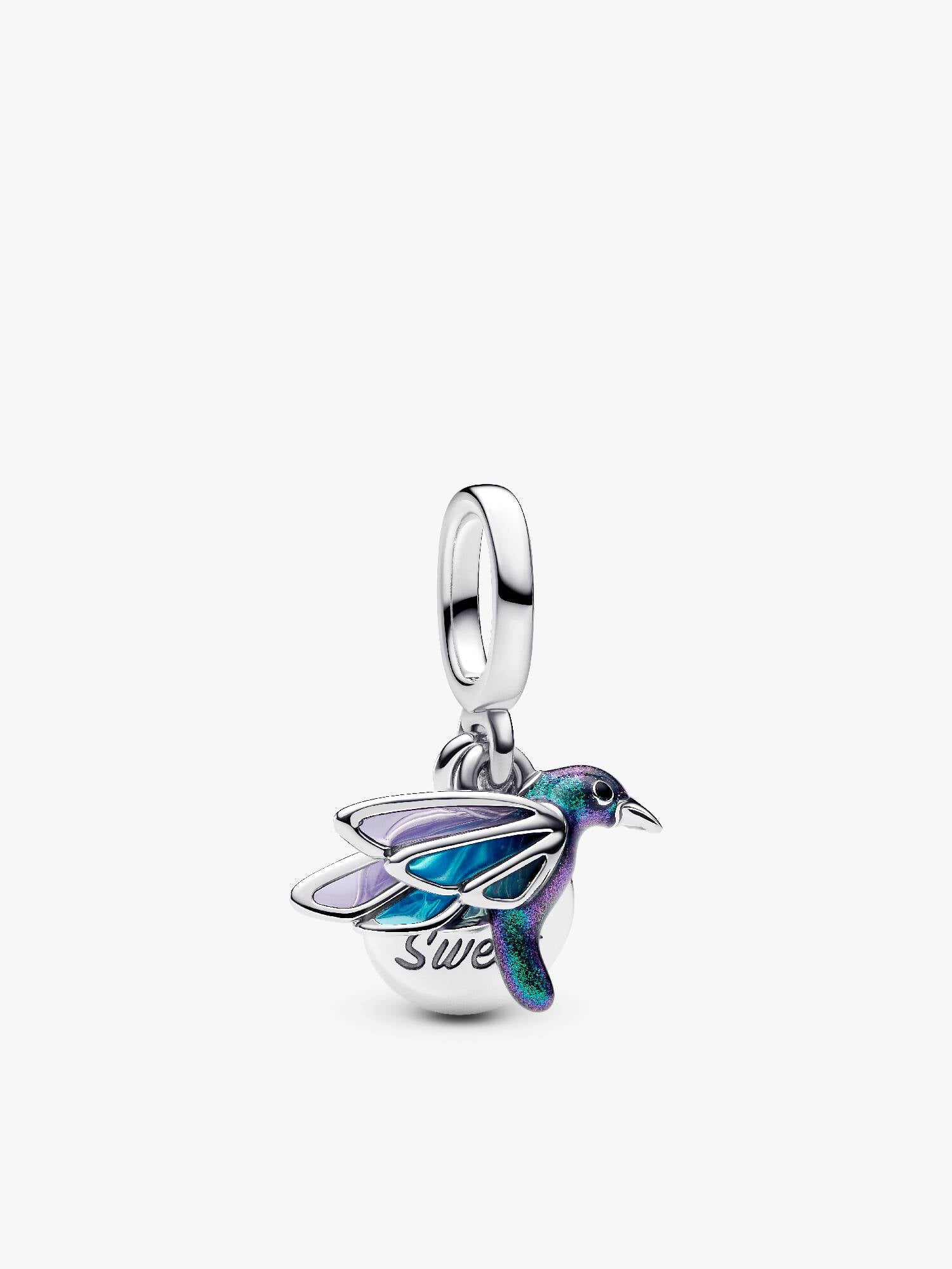 Hummingbird Double Dangle Charm