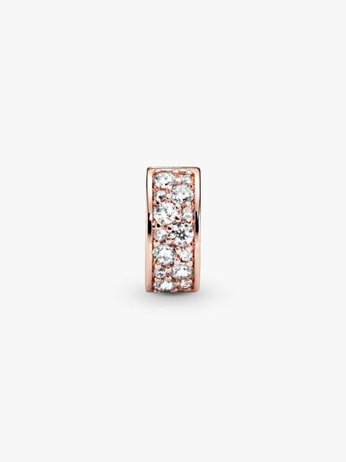Clear Pavé Clip Charm