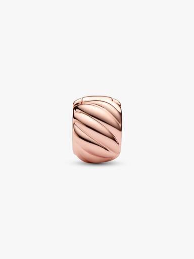 Polished Feathered Clip Charm