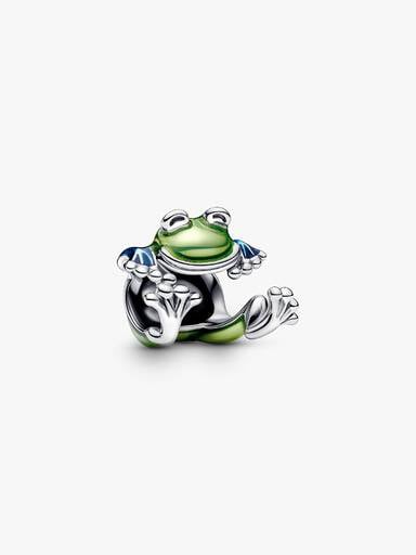 Climbing Frog Charm