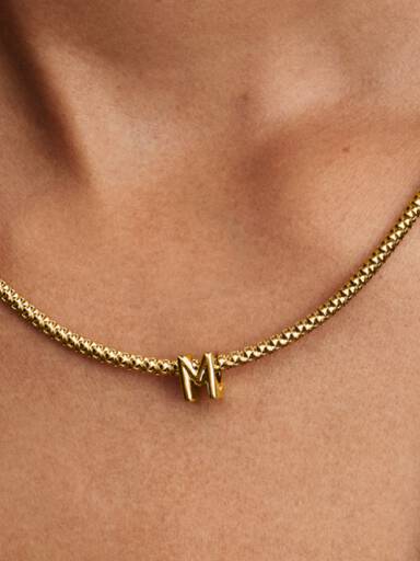 Letter M Alphabet Charm