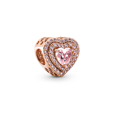 Sparkling Levelled Heart Charm