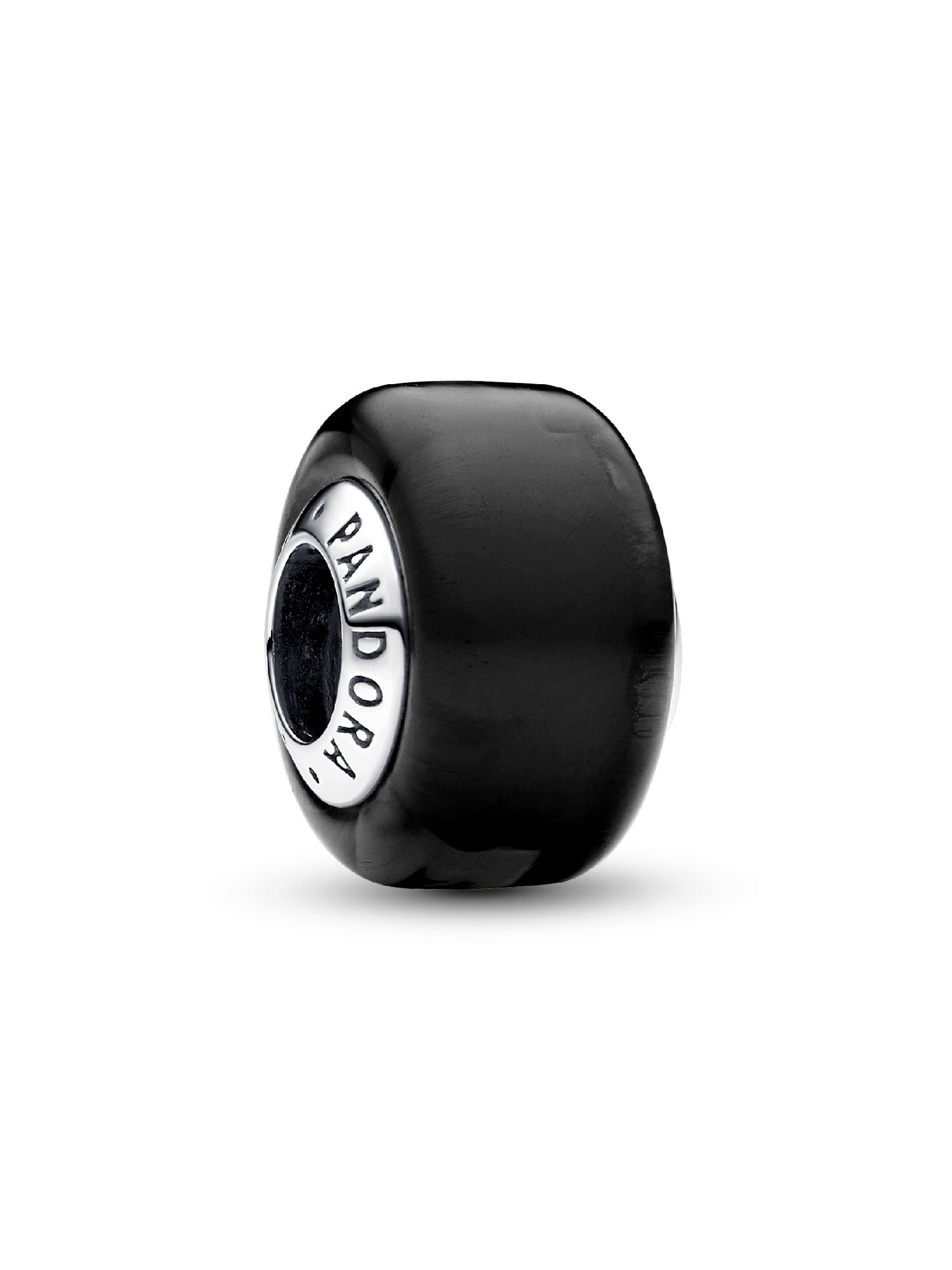 Black Mini Murano Glass Charm