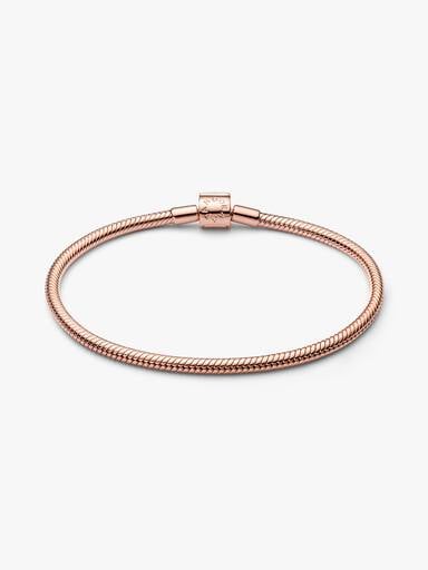 Barrel Clasp Snake Chain Bracelet