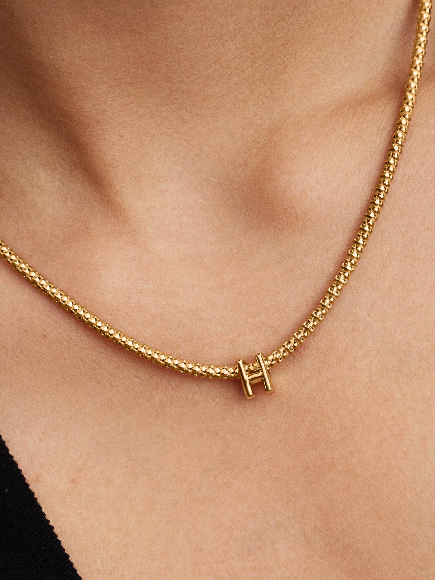 Letter H Alphabet Charm