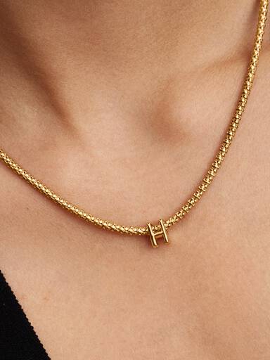 Letter H Alphabet Charm