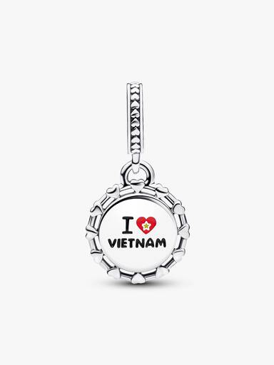 I Love Vietnam Dangle Charm