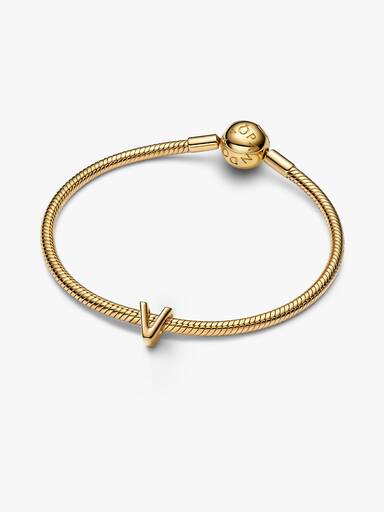 Letter V Alphabet Charm