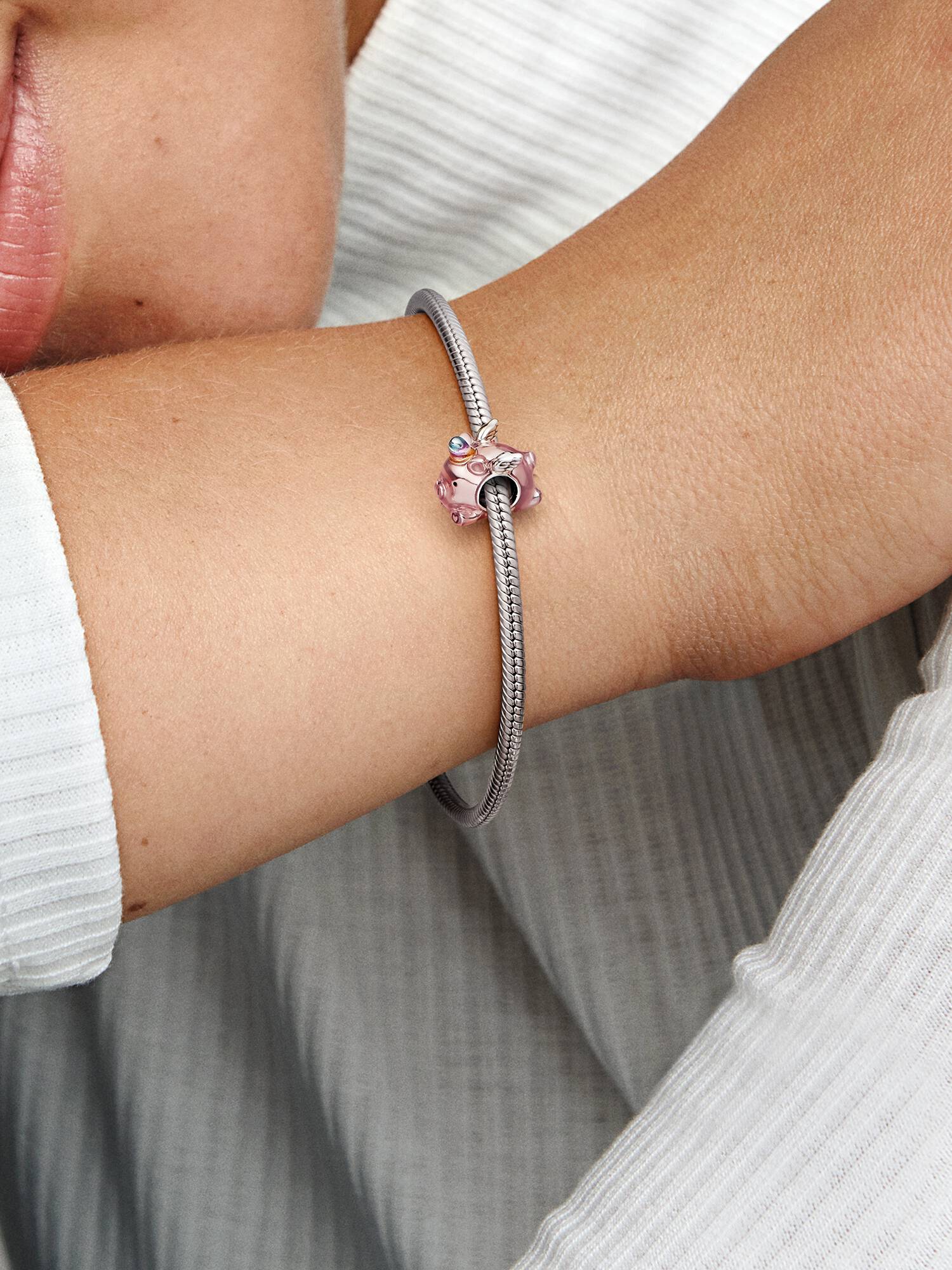 Flying Unicorn Pig Charm