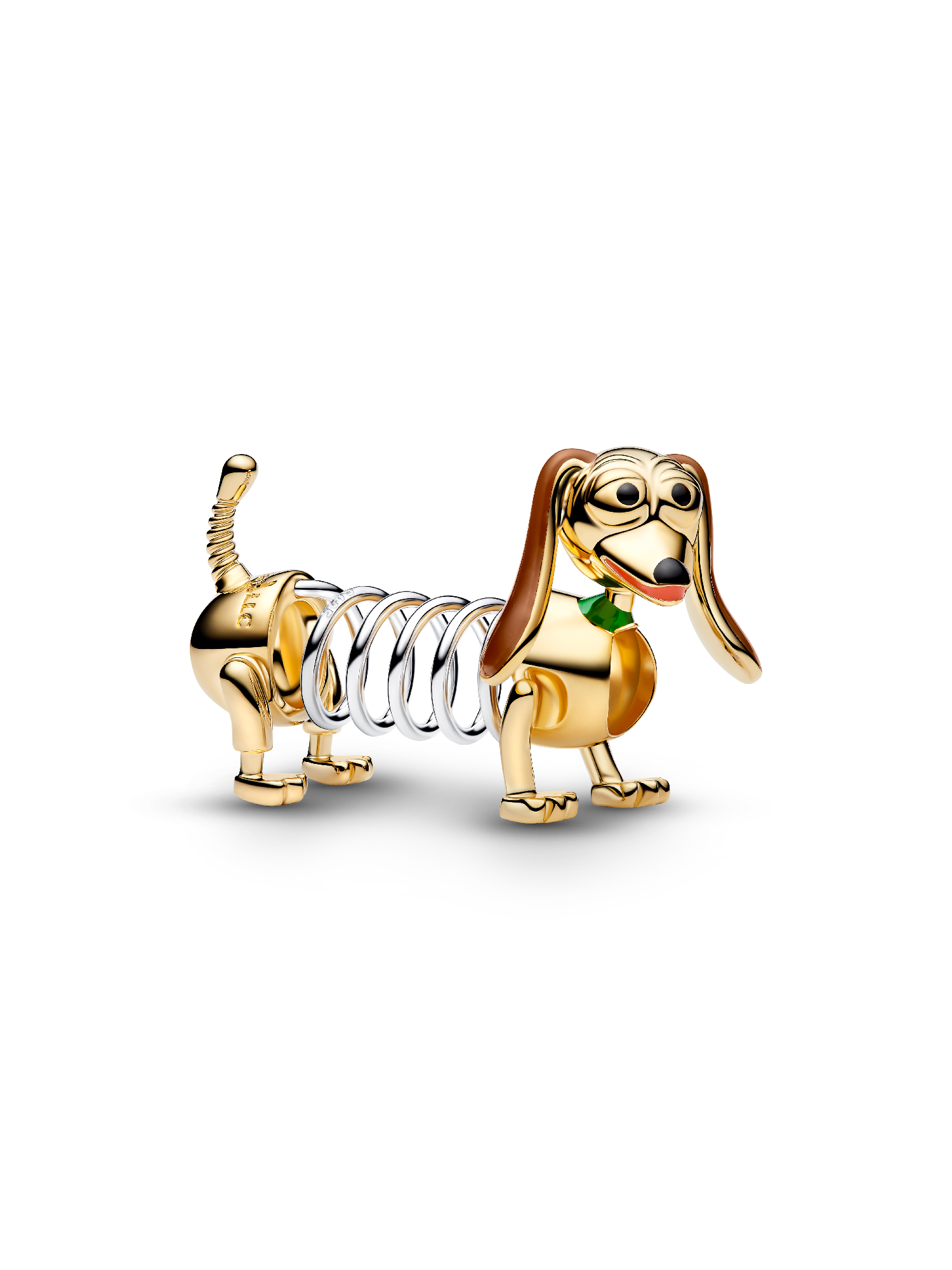 新品　PANDORA Disney Pixar トイストーリースリンキードッグ Disney Pixar Toy Story Slinky Dog Charm | Two-tone | Pandora SG