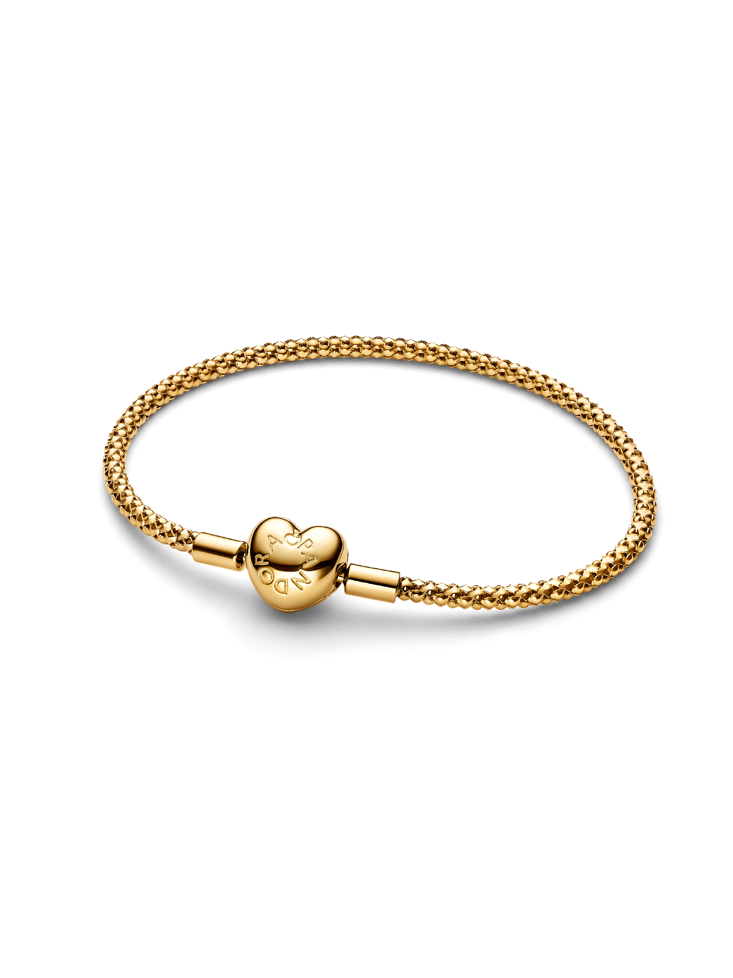 Heart Clasp Studded Chain Bracelet