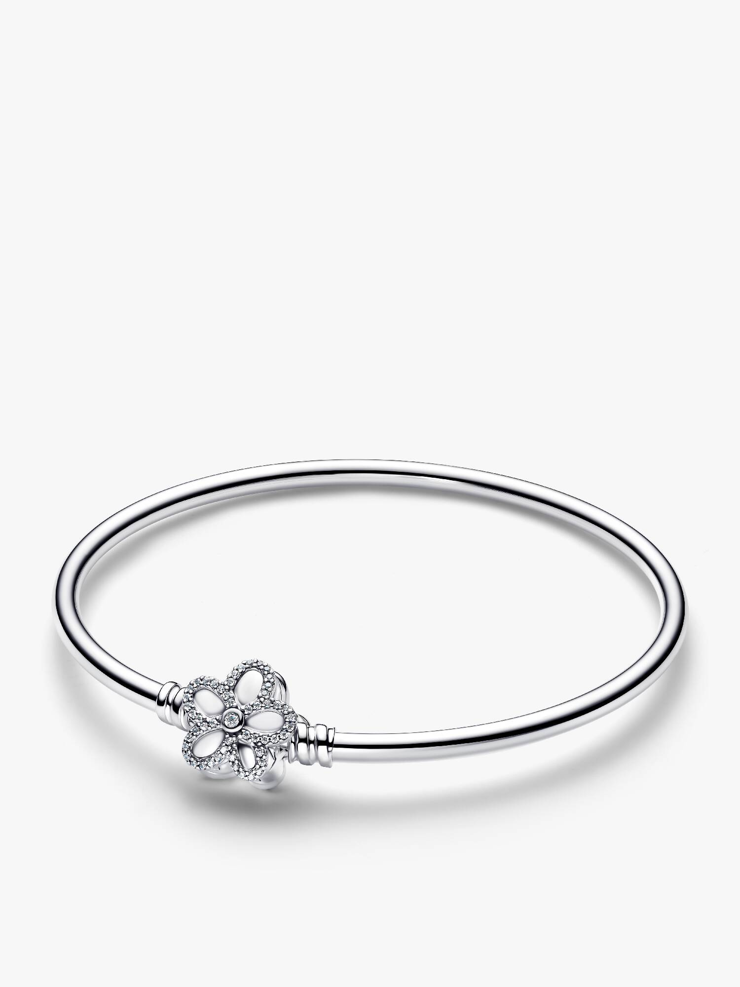 Pavé Flower Bangle
