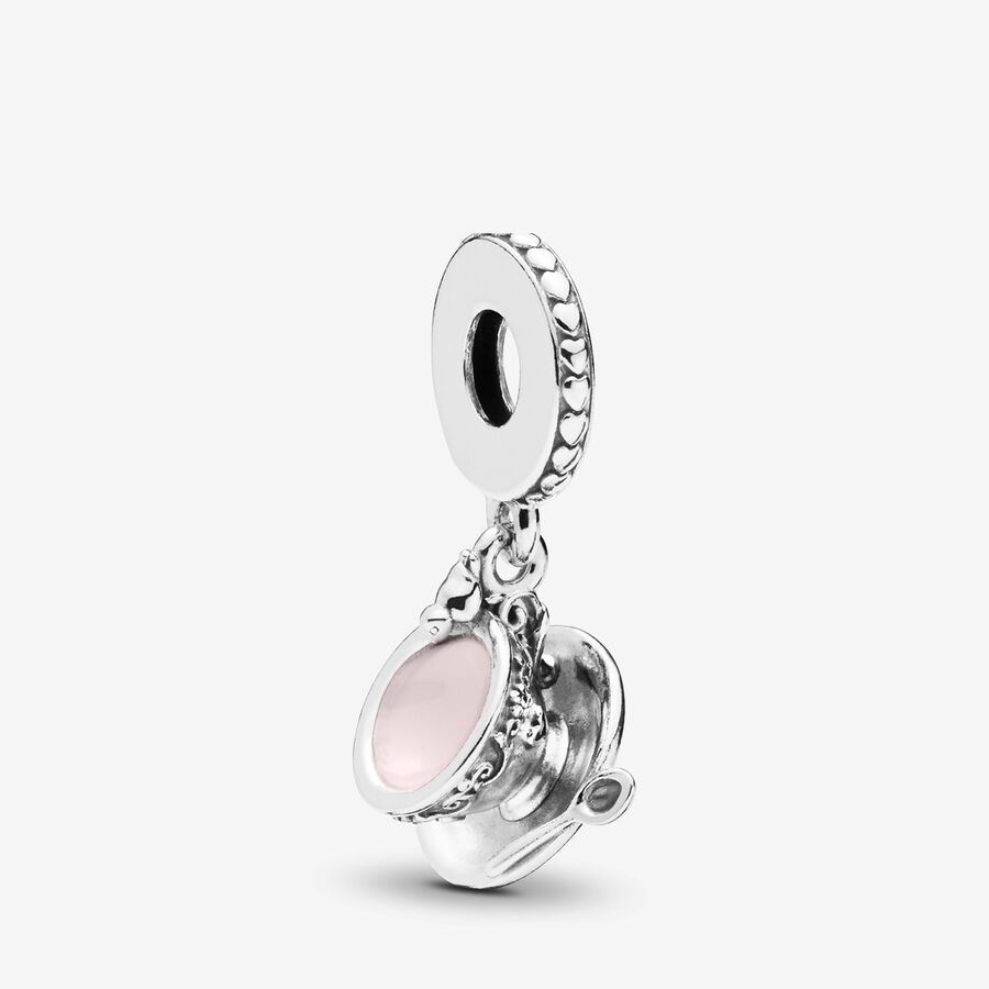 Enchanted Tea Cup Pendant Charm image number 0