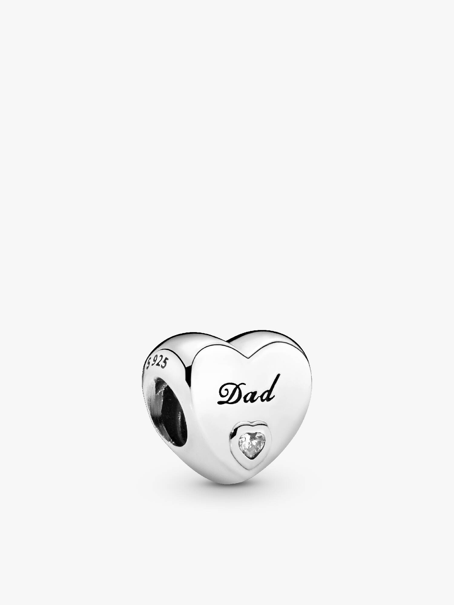 Dad Heart Charm