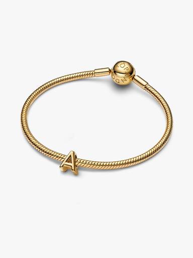 Letter A Alphabet Charm