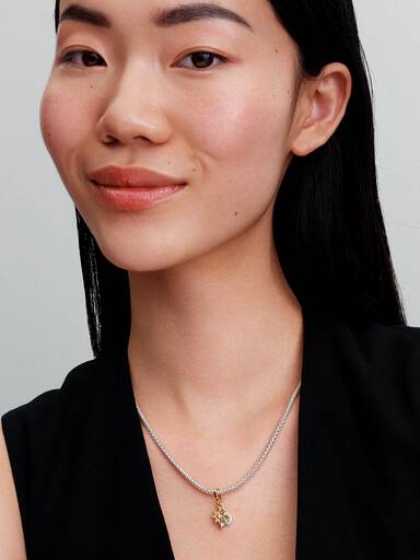 Engravable North Star Lab-grown Diamond Dangle Charm