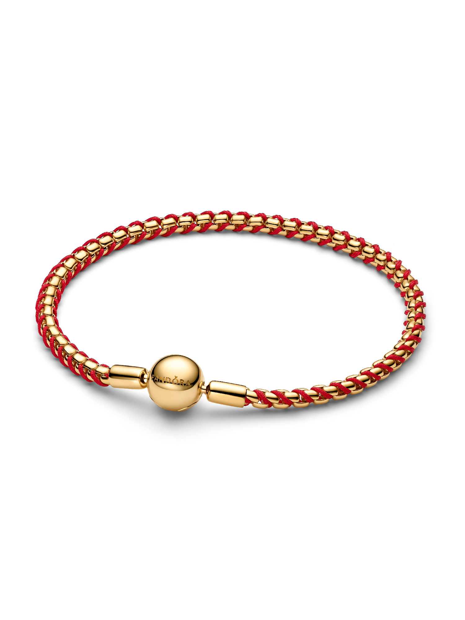 Red Cord Box Chain Bracelet 