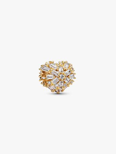 Sparkling Heart Charm