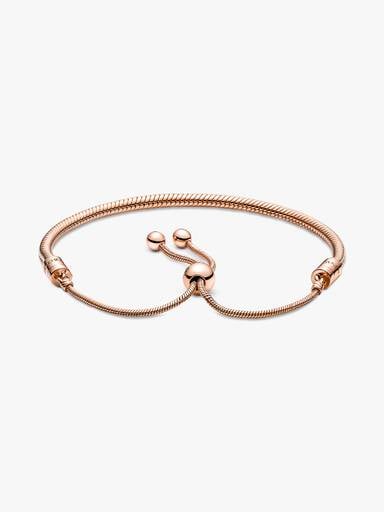 Pandora Moments Snake Chain Slider Bracelet