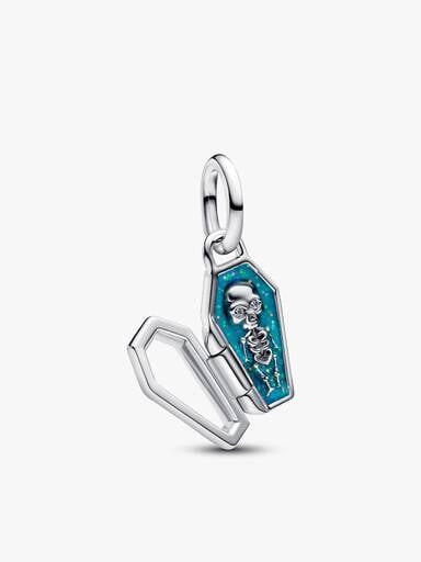 Cool Blue Coffin Charm Bracelet Set
