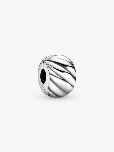Polished Feathered Clip Charm