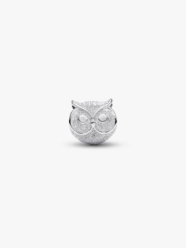 Textured Owl Mini Charm