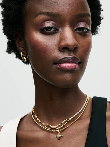 Studded Chain Necklace