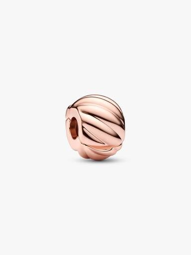 Polished Feathered Clip Charm