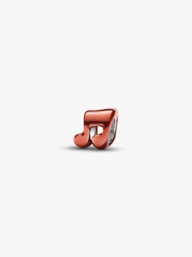 Orange Music Note Mini Charm