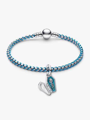 Cool Blue Coffin Charm Bracelet Set