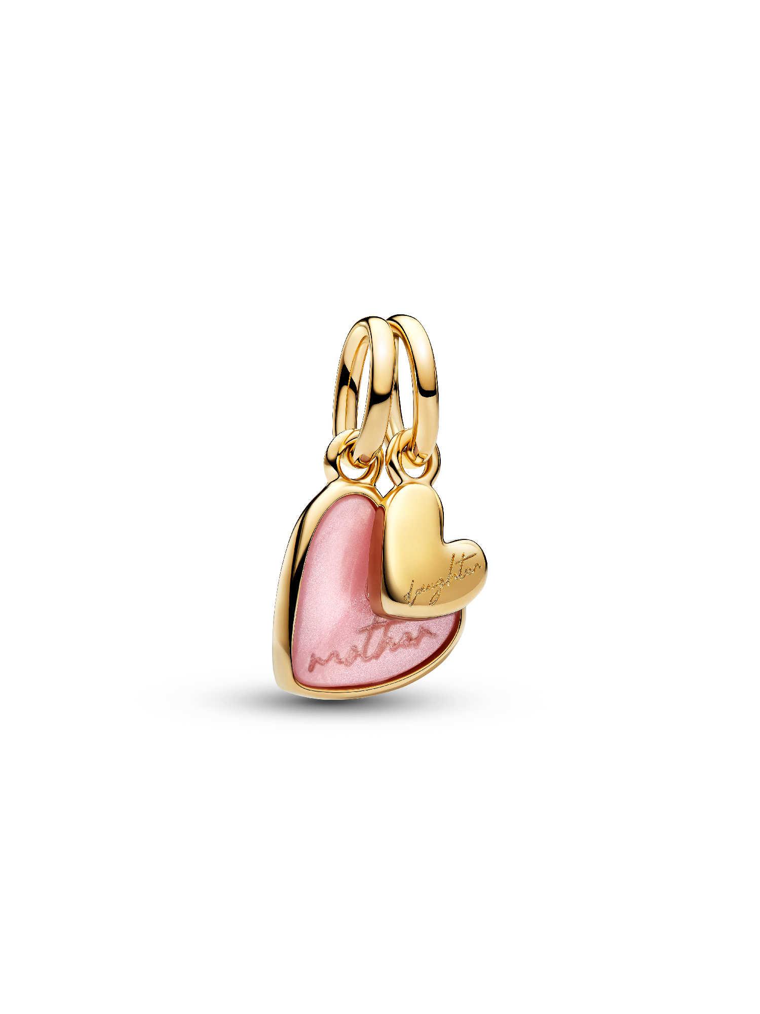 Pink Mother & Daughter Splittable Dangle Charm