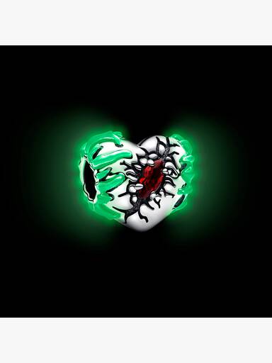 Stranger Things Glow-in-the-dark Heart Charm