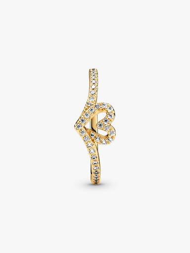 Wish Sparkling Heart Ring