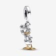 Disney 100th Anniversary Donald Duck 0.009 ct tw Lab-created Diamond Dangle Charm