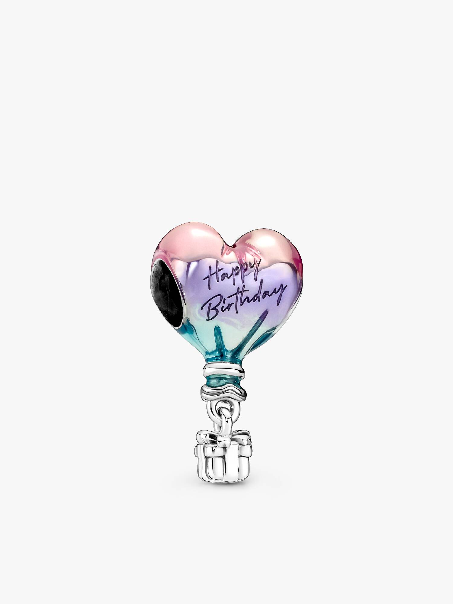 Happy Birthday Hot Air Balloon Charm