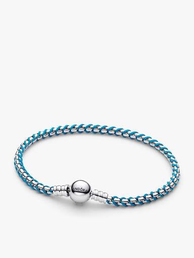 Cool Blue Coffin Charm Bracelet Set