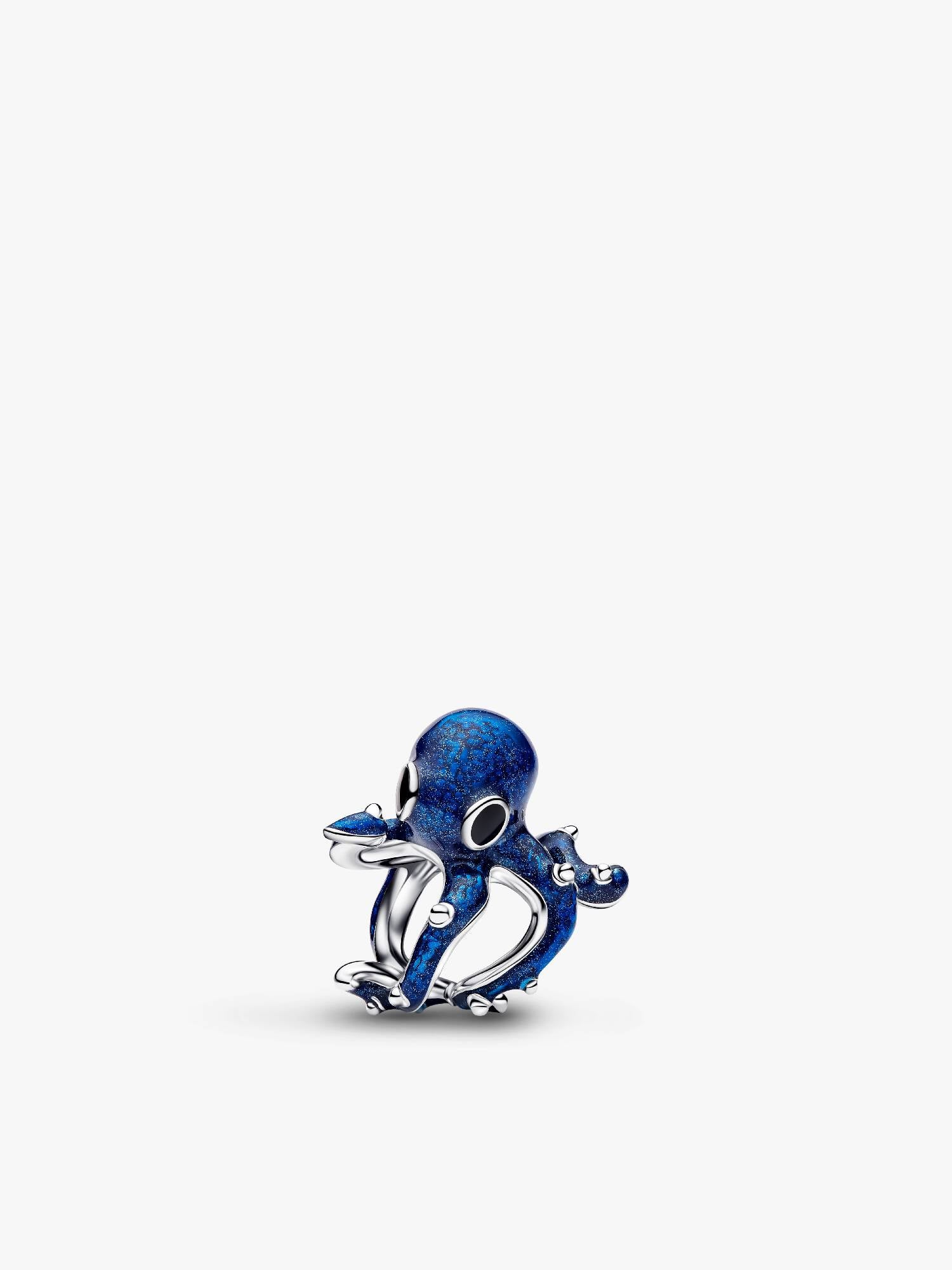 Blue Octopus Charm