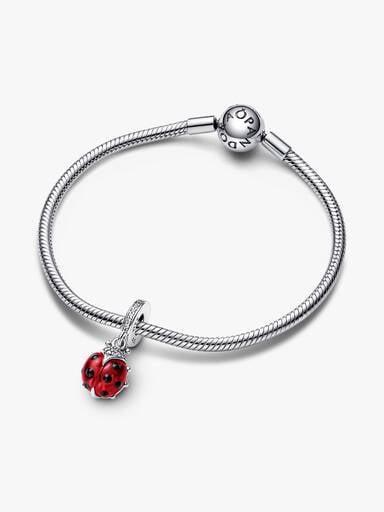 Red Ladybird Dangle Charm