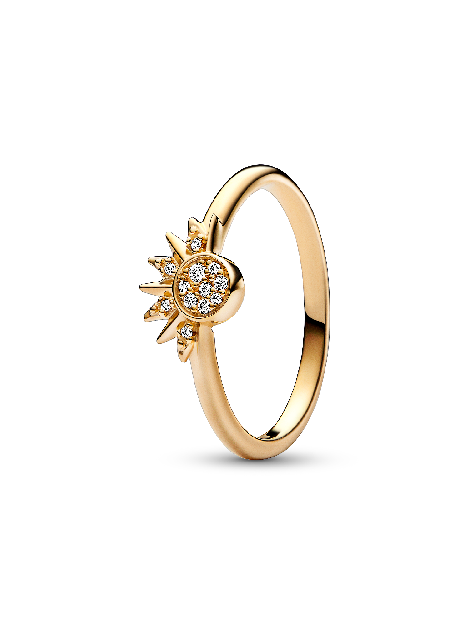 Celestial Sparkling Sun Ring