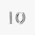 Pavé Heart Hoop Earrings Pavé Heart Hoop Earrings